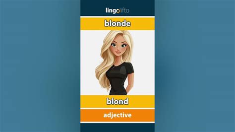 blond auf englisch|blonde weg deutsch.